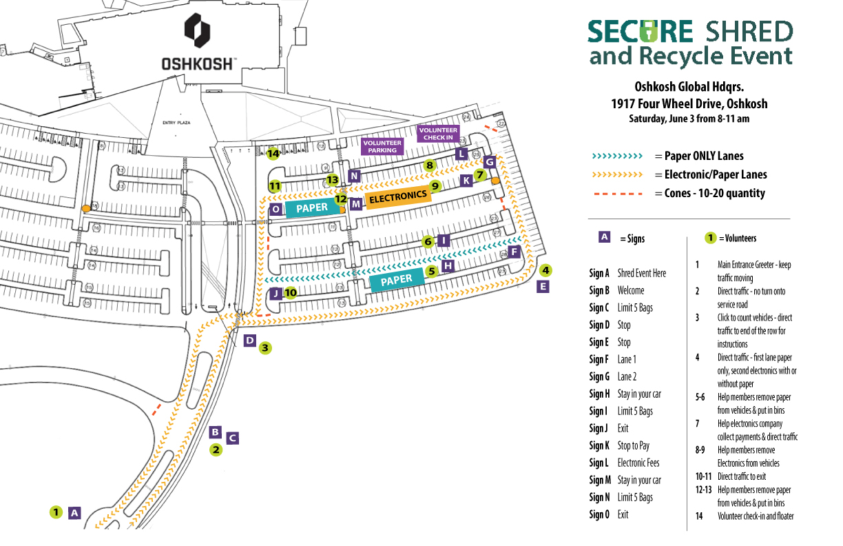 Shred Oshkosh Map 2022 Shred Oshkosh Map 6.4.2022
